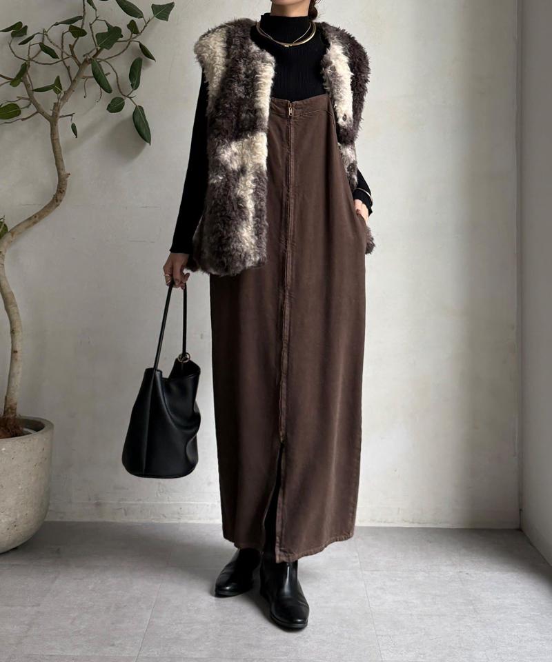 【サイズ展開あり/細見え】リヨセルデニムジャンスカ