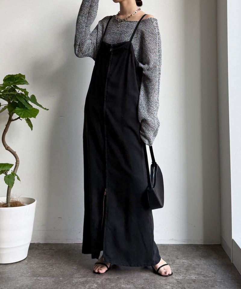 【サイズ展開あり/細見え】リヨセルデニムジャンスカ