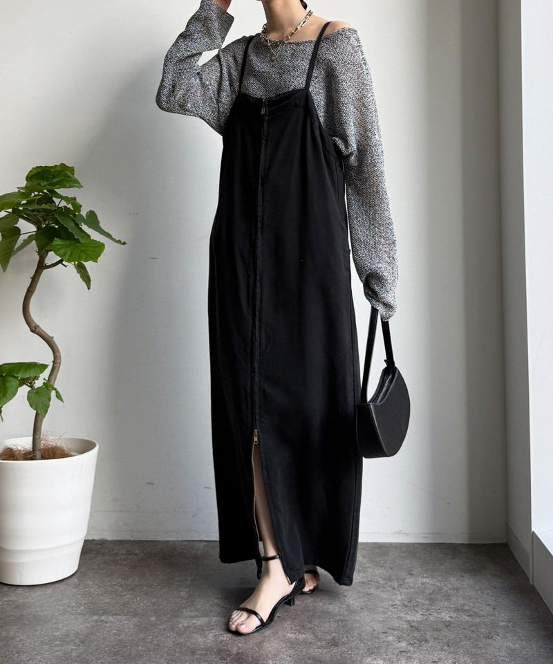 【サイズ展開あり/細見え】リヨセルデニムジャンスカ