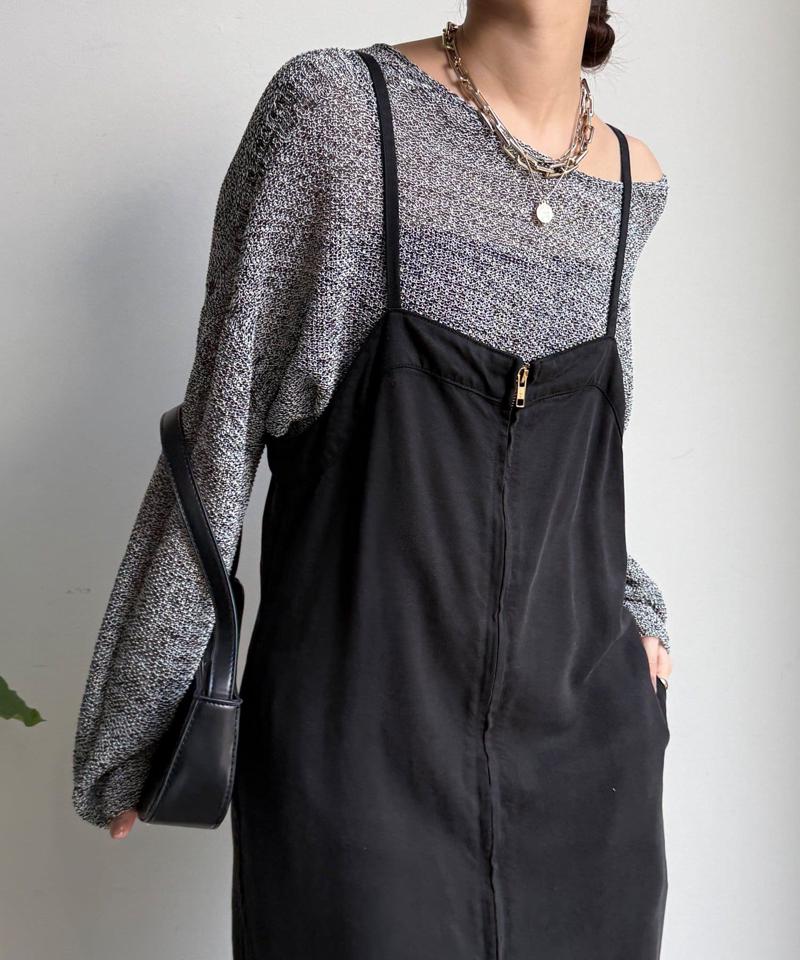 【サイズ展開あり/細見え】リヨセルデニムジャンスカ