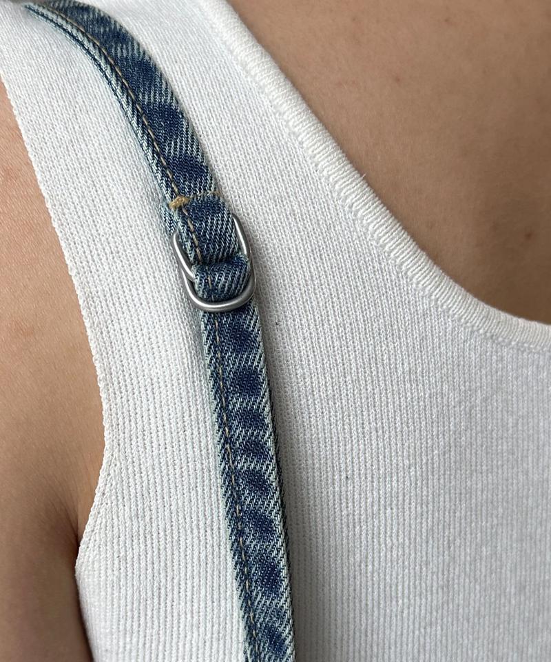 【サイズ展開あり/細見え】リヨセルデニムジャンスカ