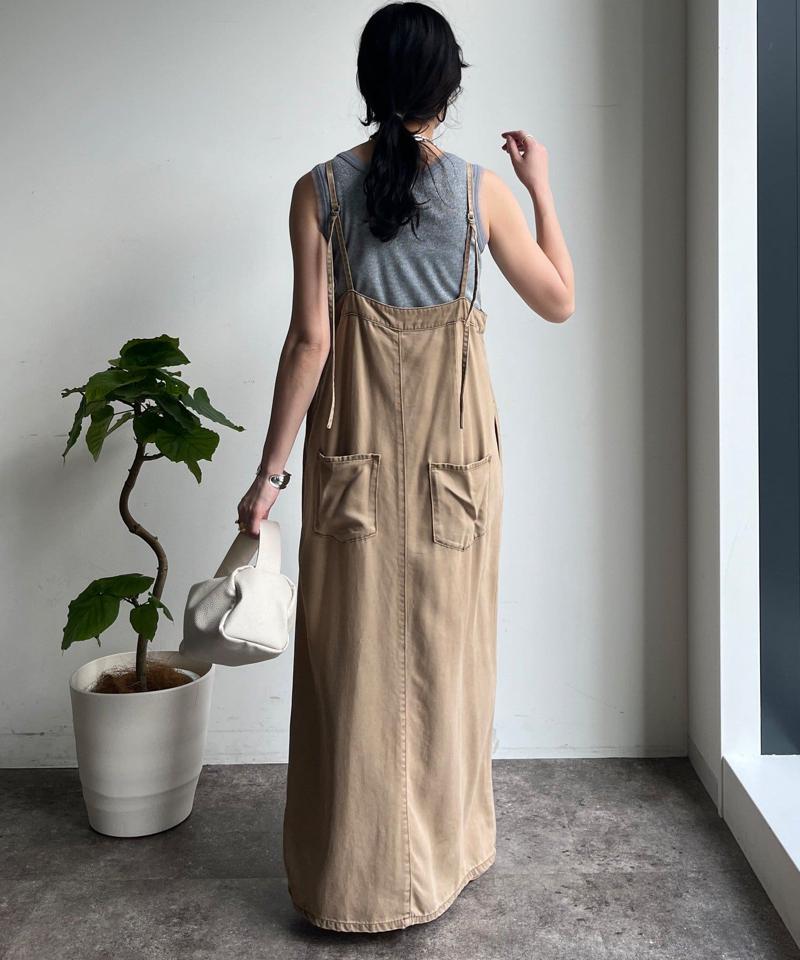 【サイズ展開あり/細見え】リヨセルデニムジャンスカ