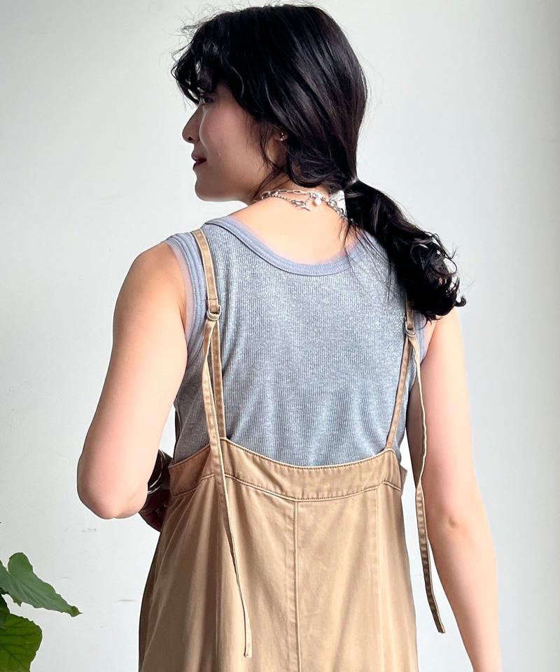 【サイズ展開あり/細見え】リヨセルデニムジャンスカ