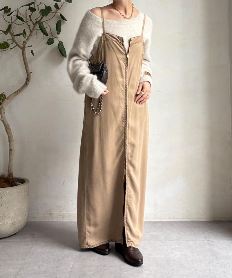 【サイズ展開あり/細見え】リヨセルデニムジャンスカ