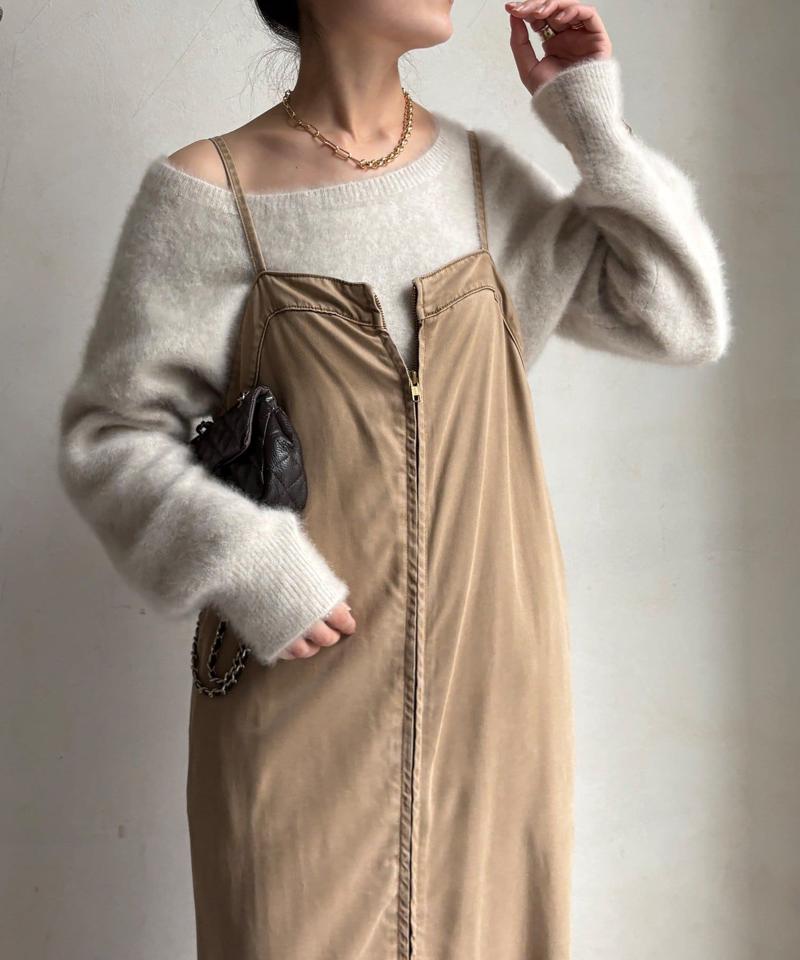 【サイズ展開あり/細見え】リヨセルデニムジャンスカ