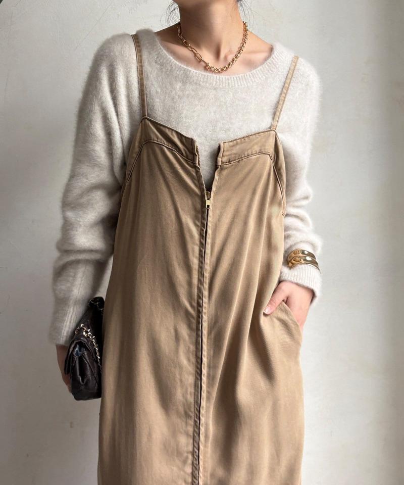 【サイズ展開あり/細見え】リヨセルデニムジャンスカ