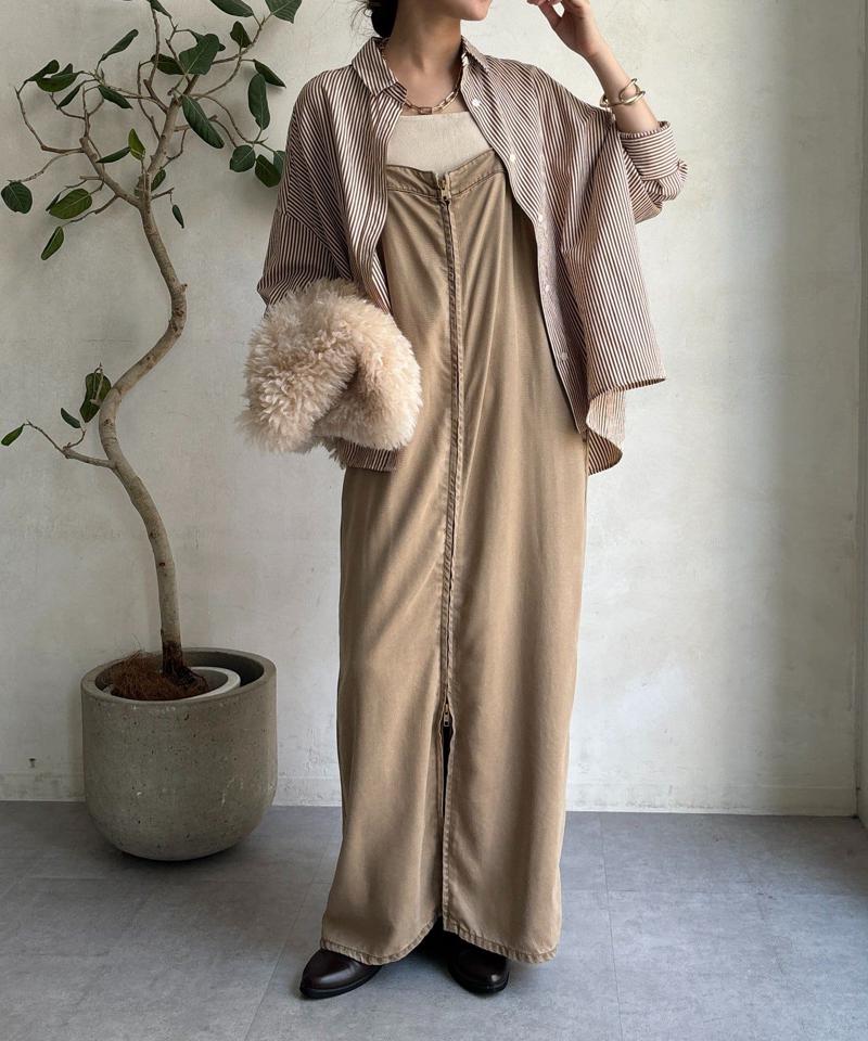 【サイズ展開あり/細見え】リヨセルデニムジャンスカ