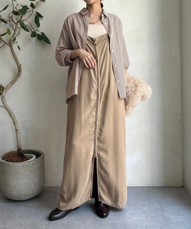 【サイズ展開あり/細見え】リヨセルデニムジャンスカ