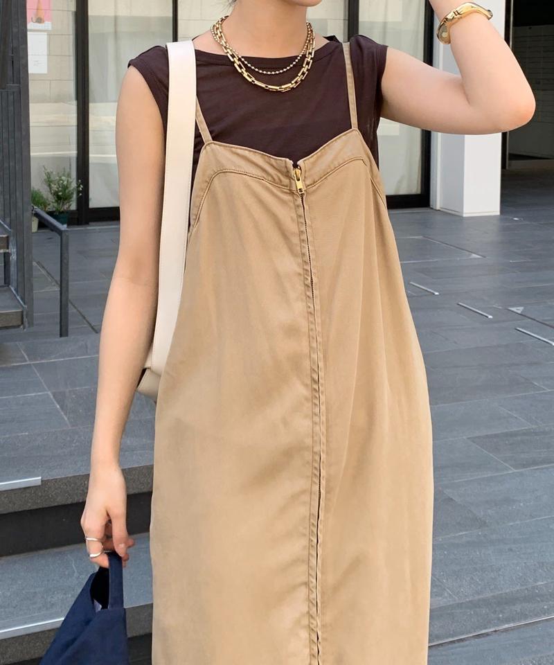 【サイズ展開あり/細見え】リヨセルデニムジャンスカ