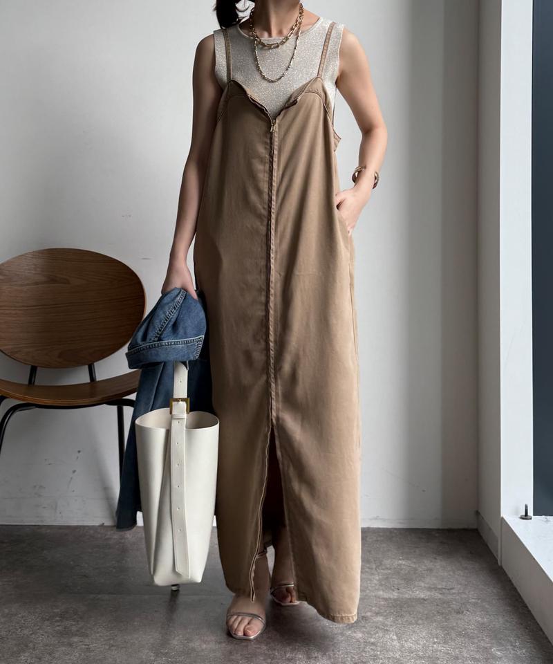 【サイズ展開あり/細見え】リヨセルデニムジャンスカ