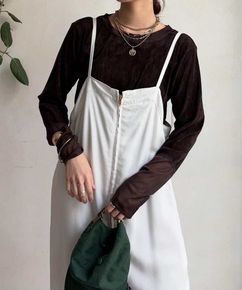 【サイズ展開あり/細見え】リヨセルデニムジャンスカ