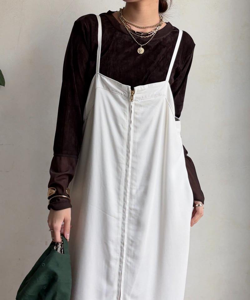 【サイズ展開あり/細見え】リヨセルデニムジャンスカ