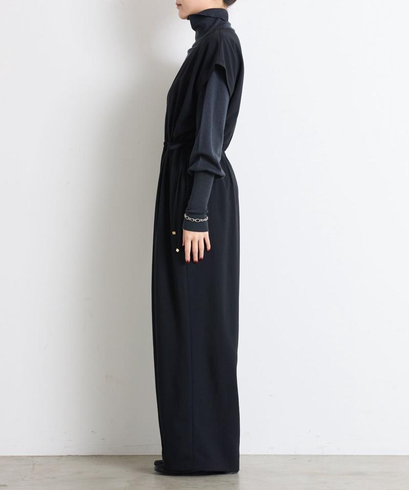 【高機能/脚長効果◎】ジャージーサロペット