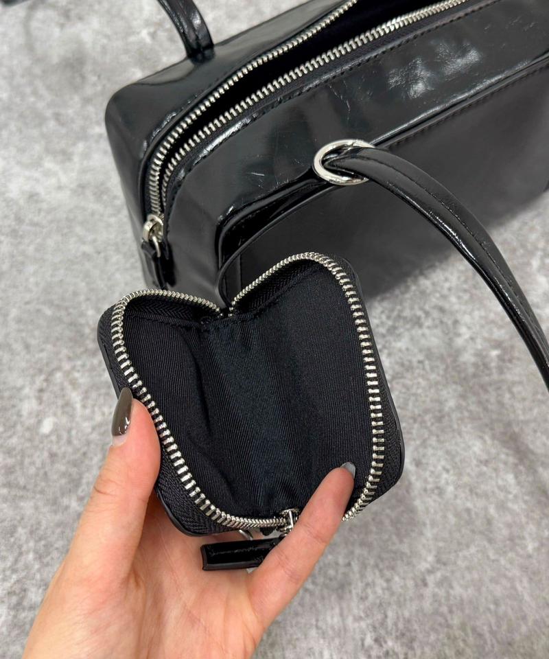 【haruセレクト】ロングハンドルポーチ付ボストンバッグ