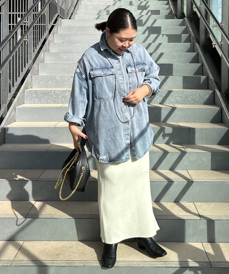 @_shirabe.s_コラボカラー登場！ / ポンチZIPタイトスカート