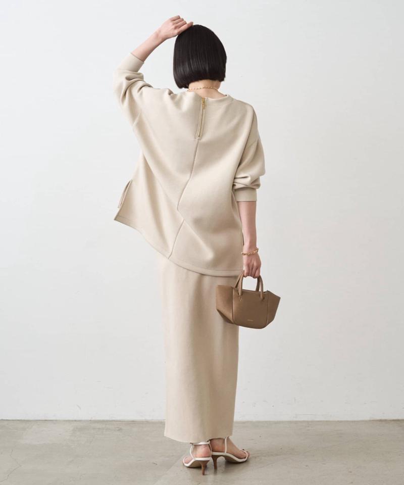 【12/5 12:00~新色ライトベージュ予約開始】【累計販売3万枚! / 名品アイテム】ポンチZIPタイトスカート