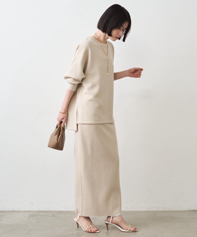 【12/5 12:00~新色ライトベージュ予約開始】【累計販売3万枚! / 名品アイテム】ポンチZIPタイトスカート