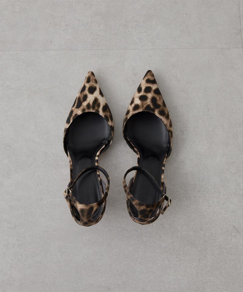 【Hoaw.】レオパードポインテッドパンプス