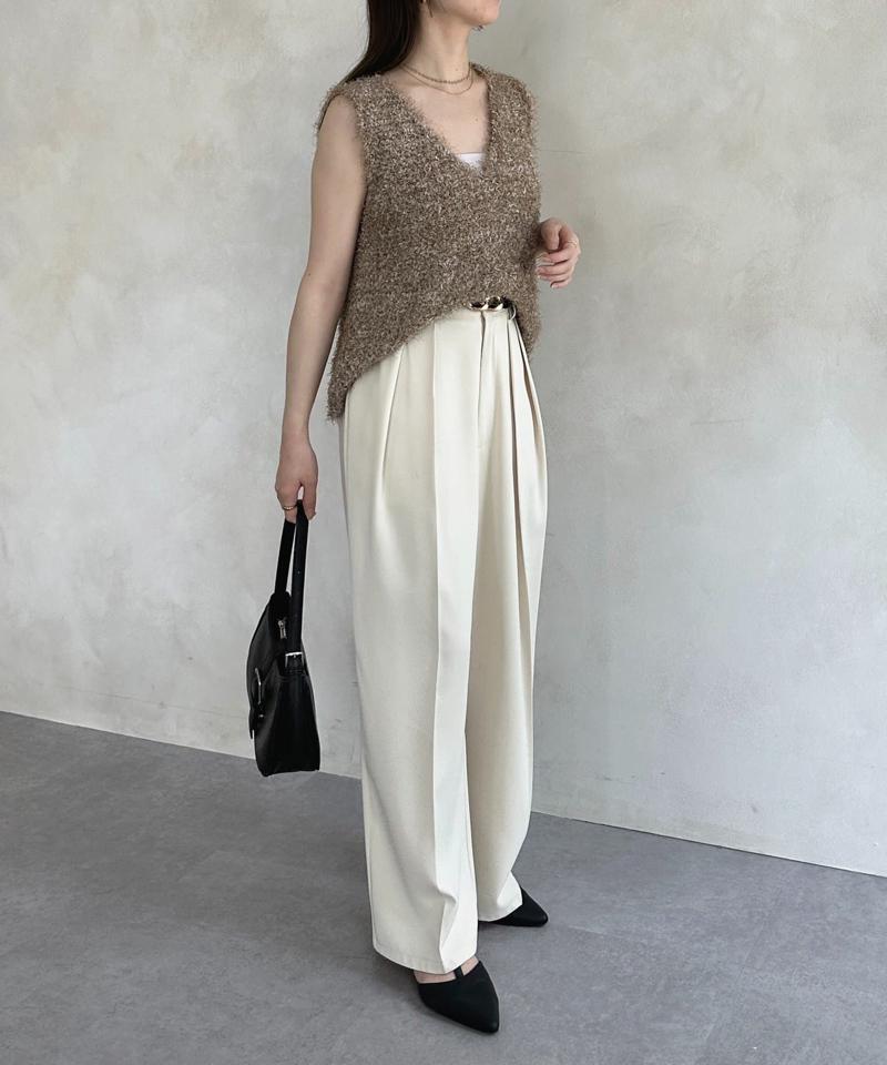 フェザーヤーンVネックベスト