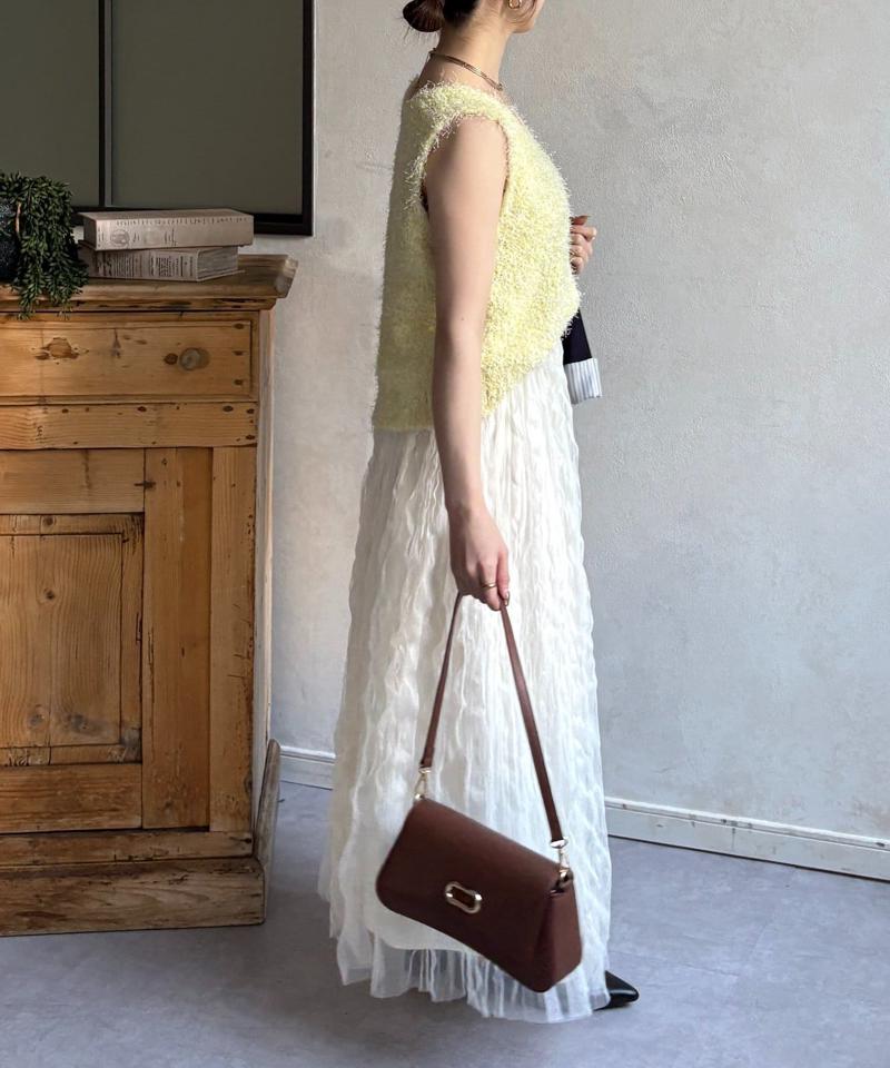 フェザーヤーンVネックベスト