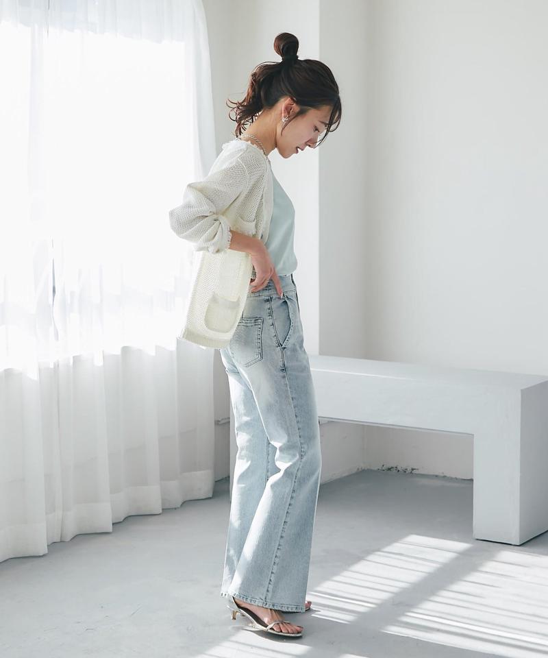 【今すぐお届け・miki監修】サテン2WAYタンク