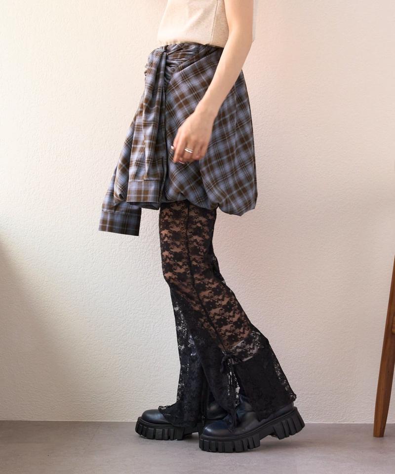 【新サイズ追加！Sサイズ/Freeサイズ】レースパンツ