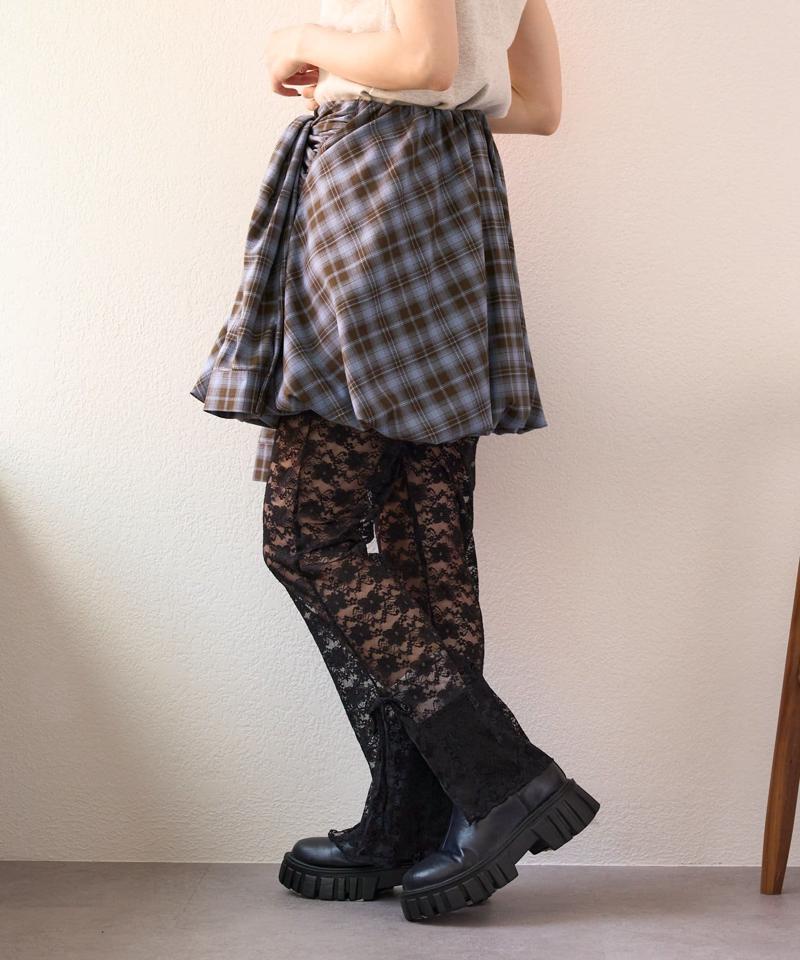 【新サイズ追加！Sサイズ/Freeサイズ】レースパンツ