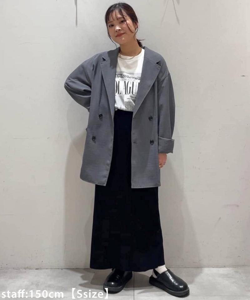 【新色追加!/3サイズ展開/細見え】リブナロースカート