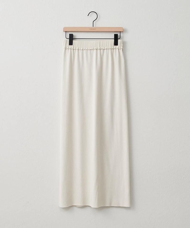 【細見え/着回し自在/3サイズ展開】リブナロースカート