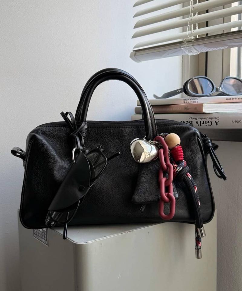 再追加!《インフルエンサーuchida企画/動画あり》ハート付きロープストラップ/バッグチャーム