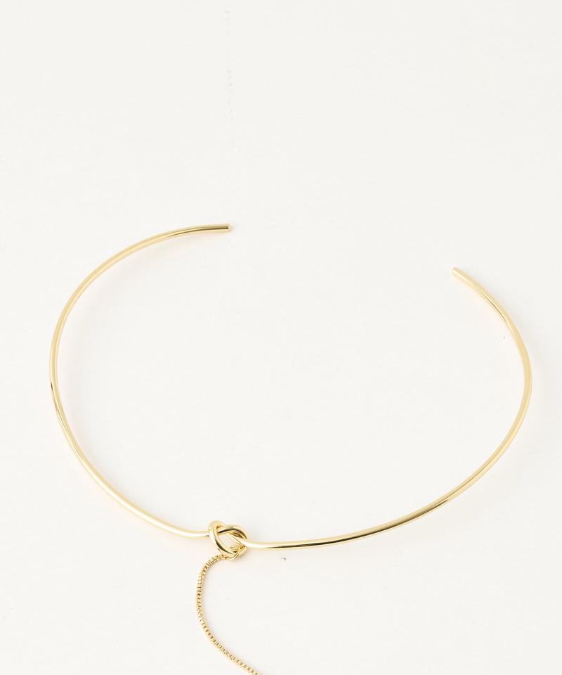 【GOLDY】Y字チェーンネックカフ