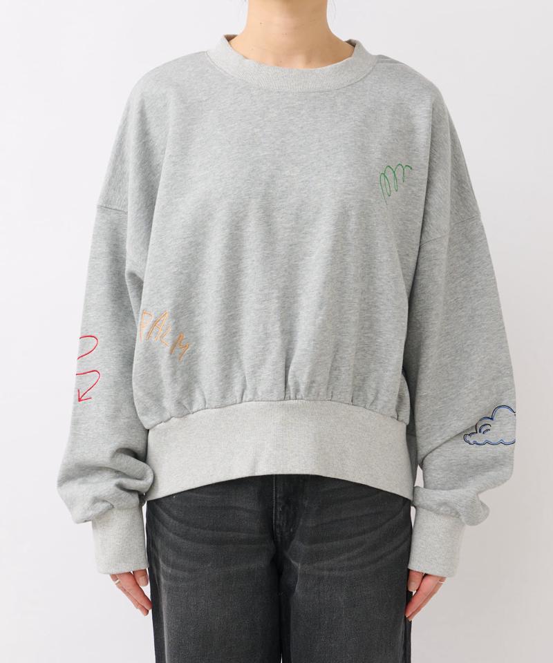 【遊び心◎】マルチ刺繍スウェット