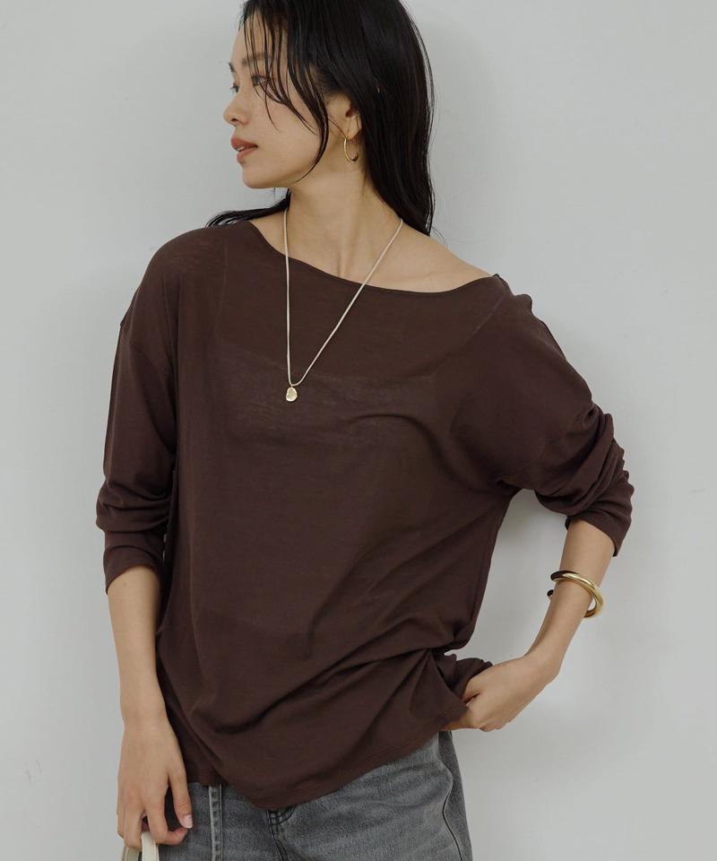 【新色BR登場】【La nature linge】オーバーシアーロンT