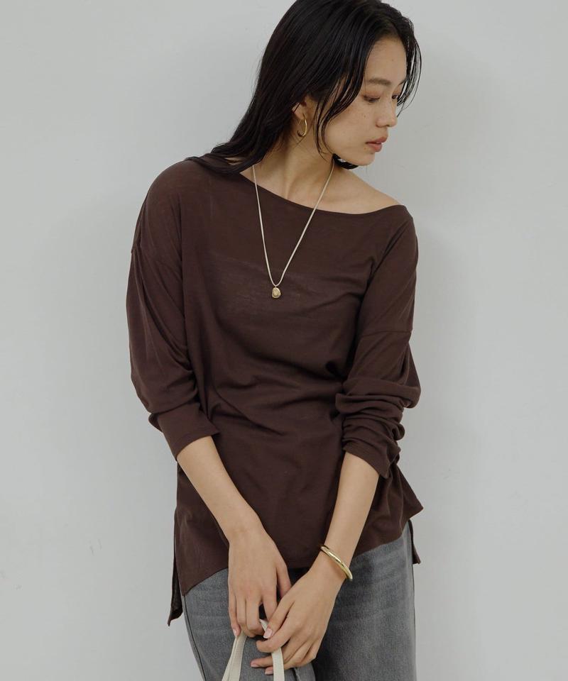 【新色BR登場】【La nature linge】オーバーシアーロンT