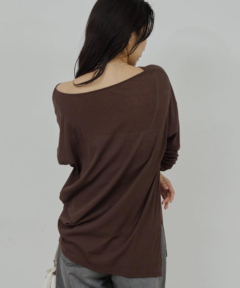 【新色BR登場】【La nature linge】オーバーシアーロンT