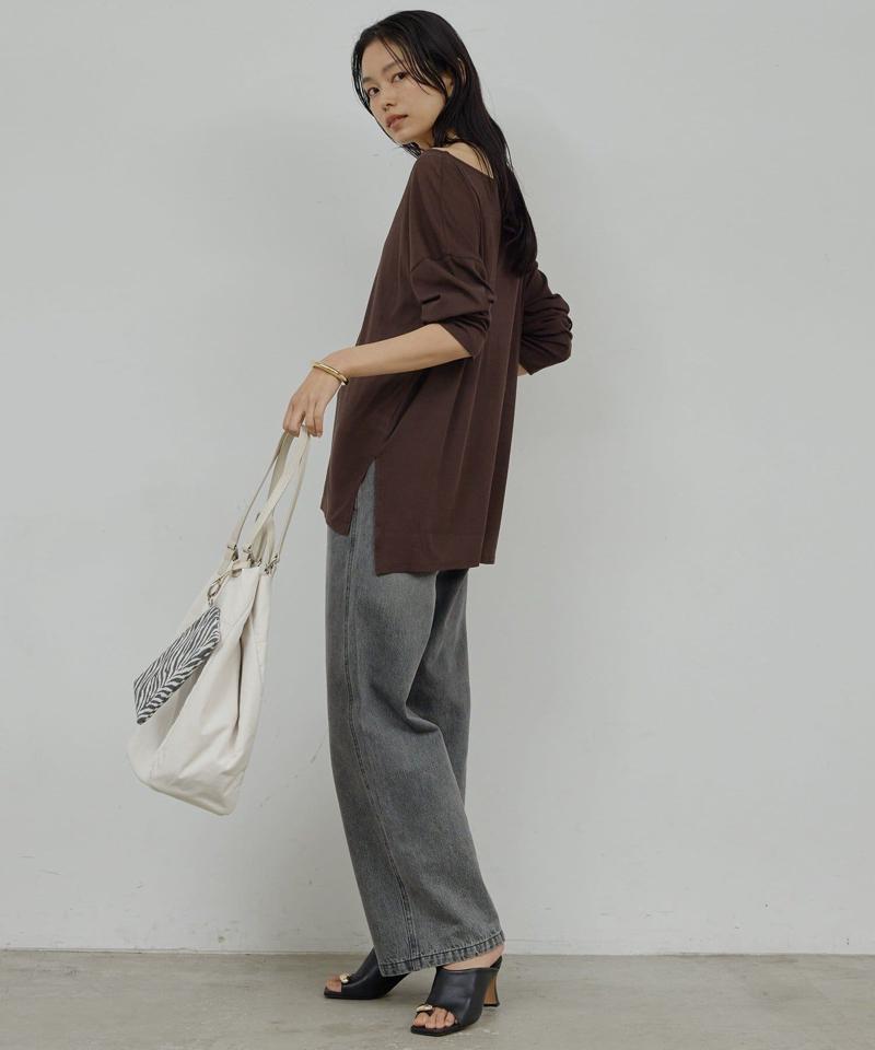 【新色BR登場】【La nature linge】オーバーシアーロンT