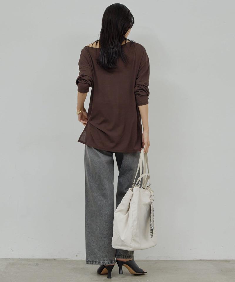 【新色BR登場】【La nature linge】オーバーシアーロンT