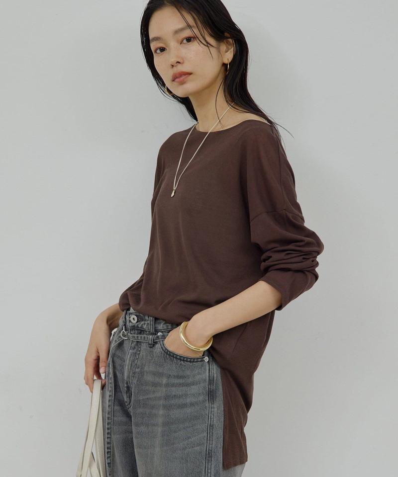 【新色BR登場】【La nature linge】オーバーシアーロンT