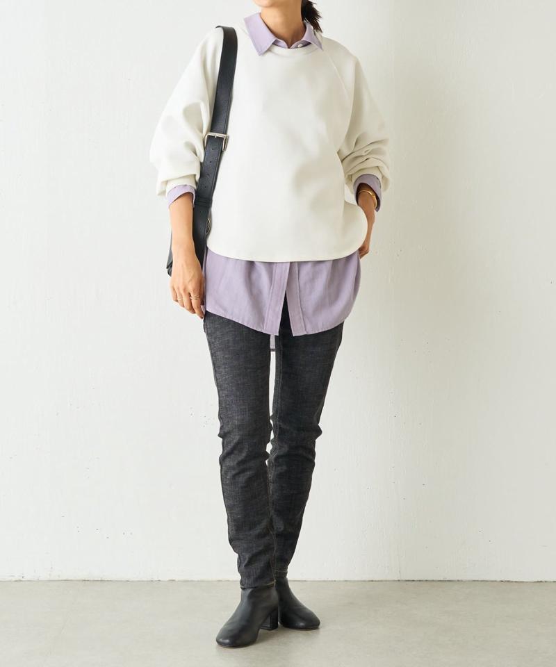 シフォンデニムシャツ