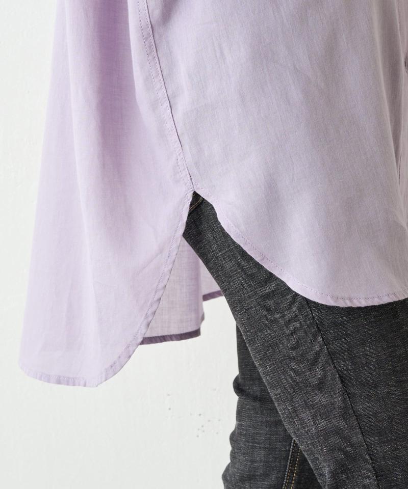シフォンデニムシャツ