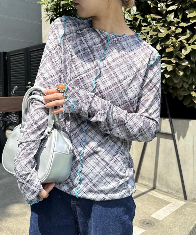 【HELLO.SANFRANCISCO】チェックチュールトップス