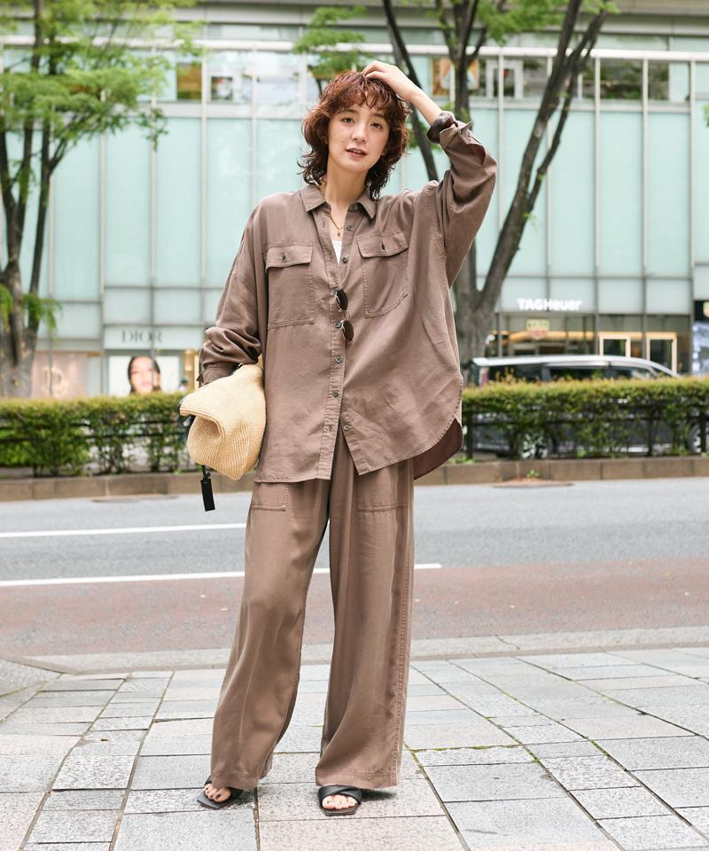 ガーメントダイワイドパンツ