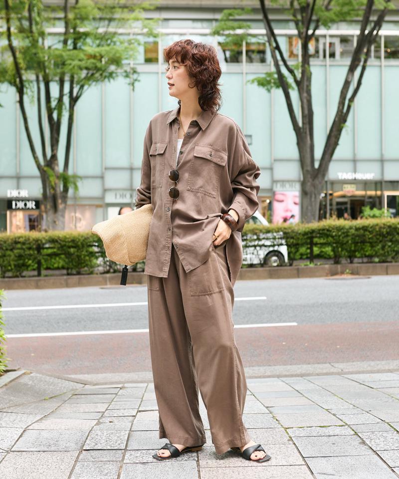 ガーメントダイワイドパンツ