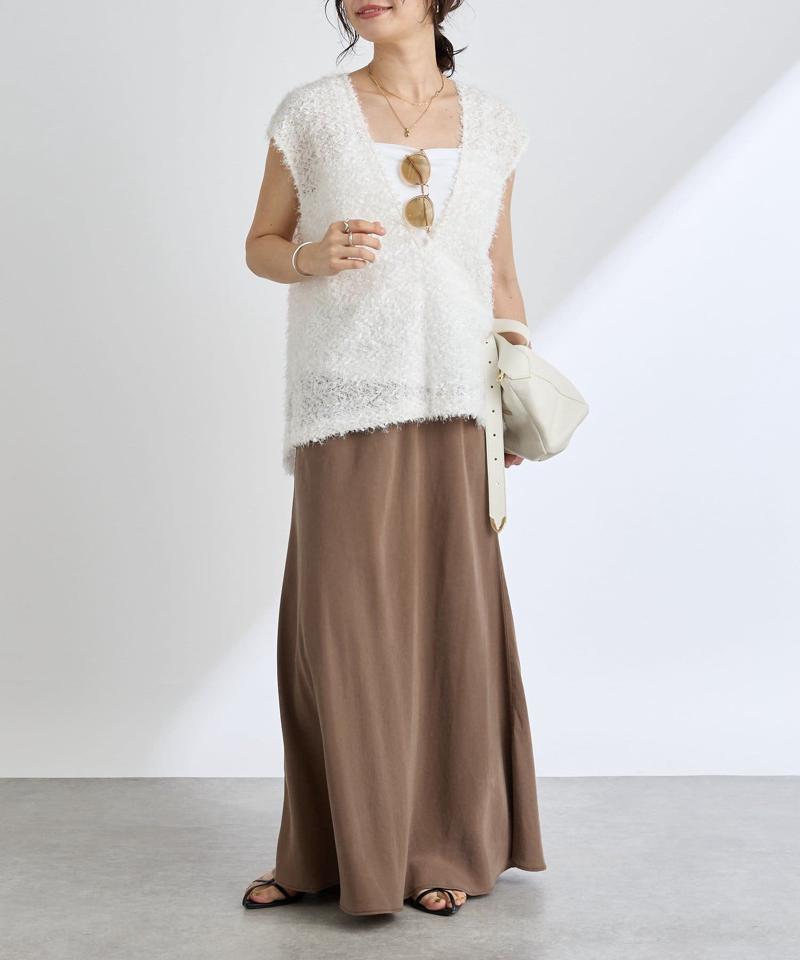 ガーメントダイバイヤススカート