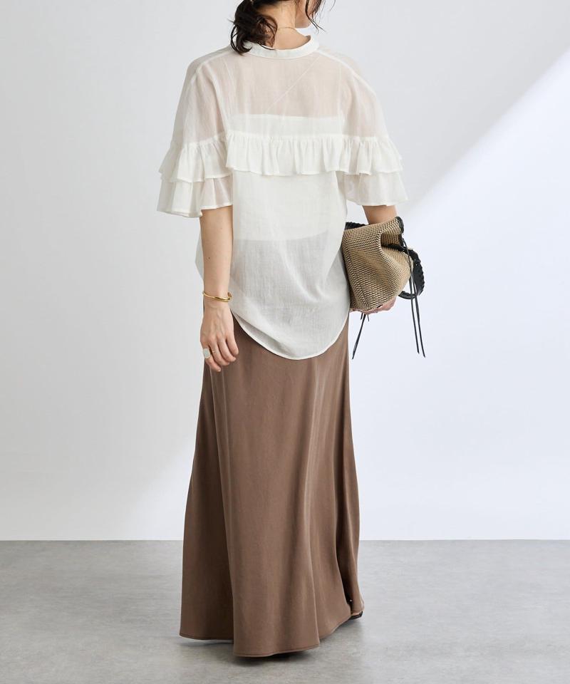 ガーメントダイバイヤススカート