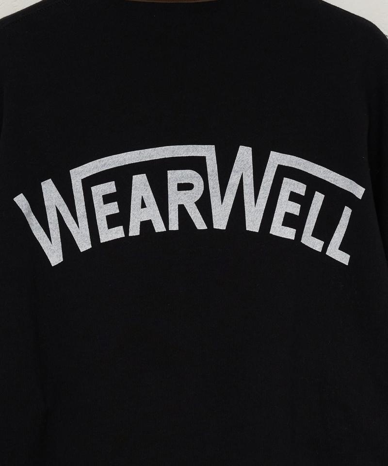 【ユニセックス】WEARWELL衿PUハーフジップスウェット