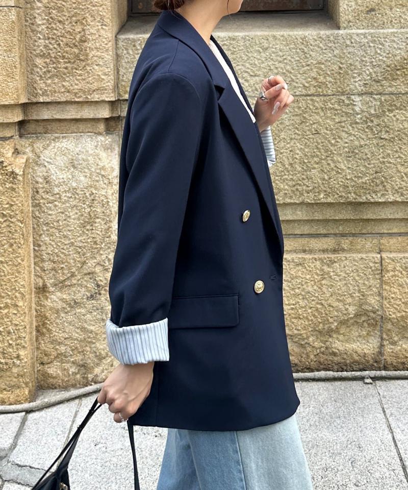 GOLDボタンテーラードジャケット