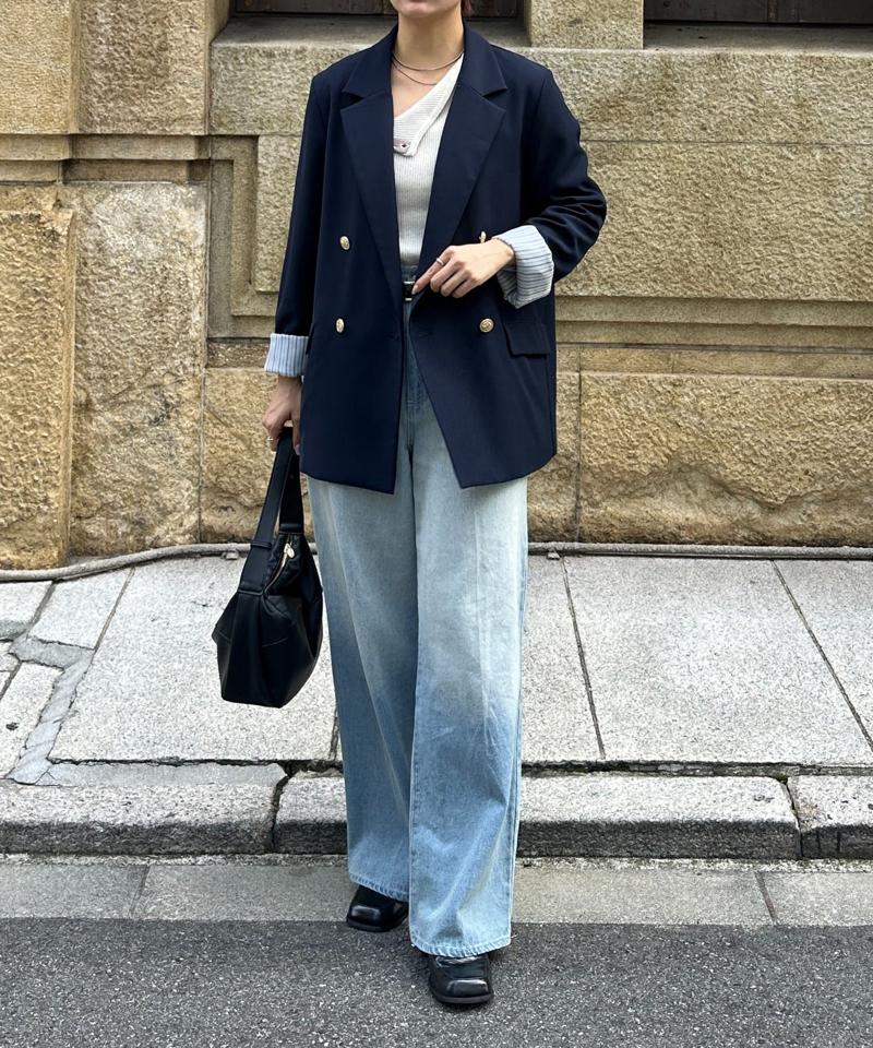 GOLDボタンテーラードジャケット