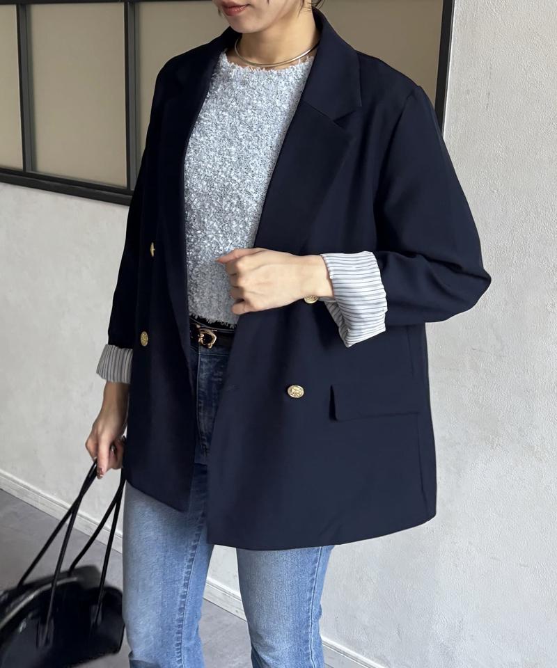 GOLDボタンテーラードジャケット