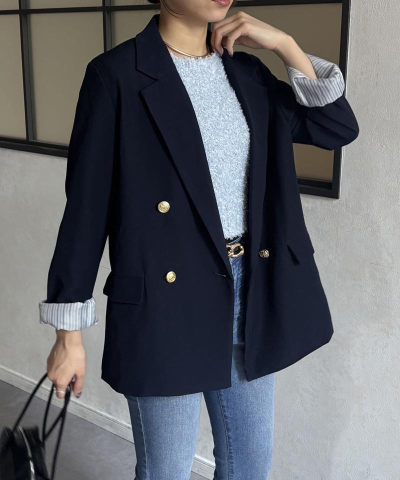 GOLDボタンテーラードジャケット